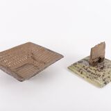 Unique glazed ceramic bowl, Sicily 1990’s