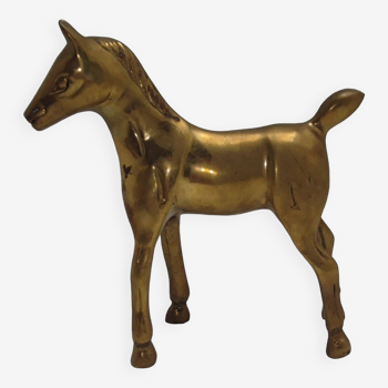 Brass foal