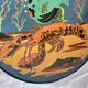 Lluís Puigdemont handcrafted dish -unsigned- 1960s in glazed ceramic