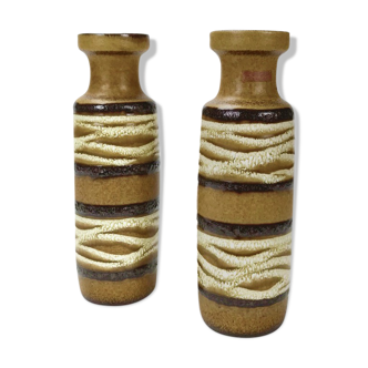 Scheurich vase duo in autumn colors