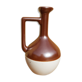 Cruche bicolore en grès