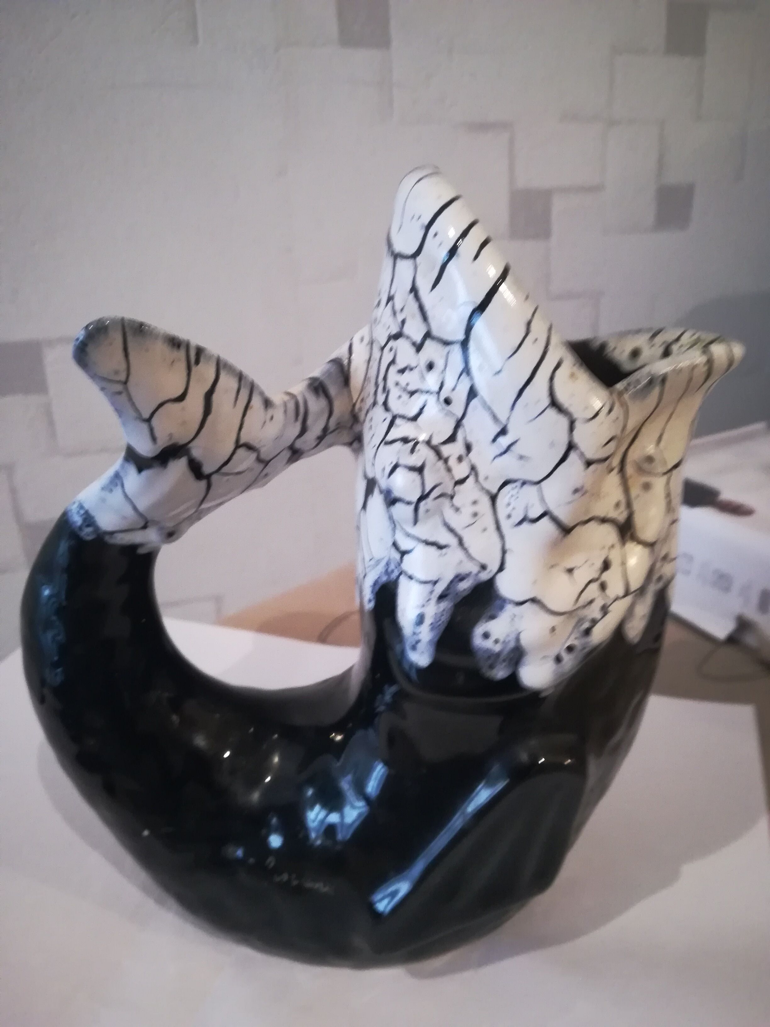 Old vintage fish shape pitcher