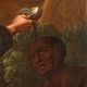 Ancient painting "The Baptism of the Eunuch" oil on canvas 17th century