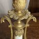 Pair of bronze and marble candelabra, France, 19th century