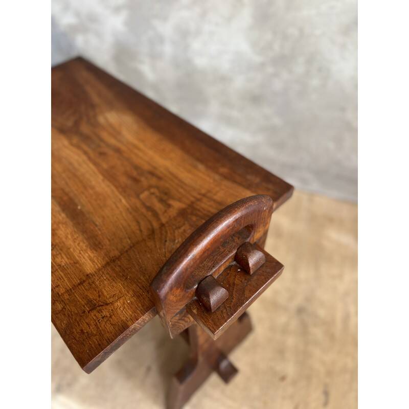 Brutalist side table.