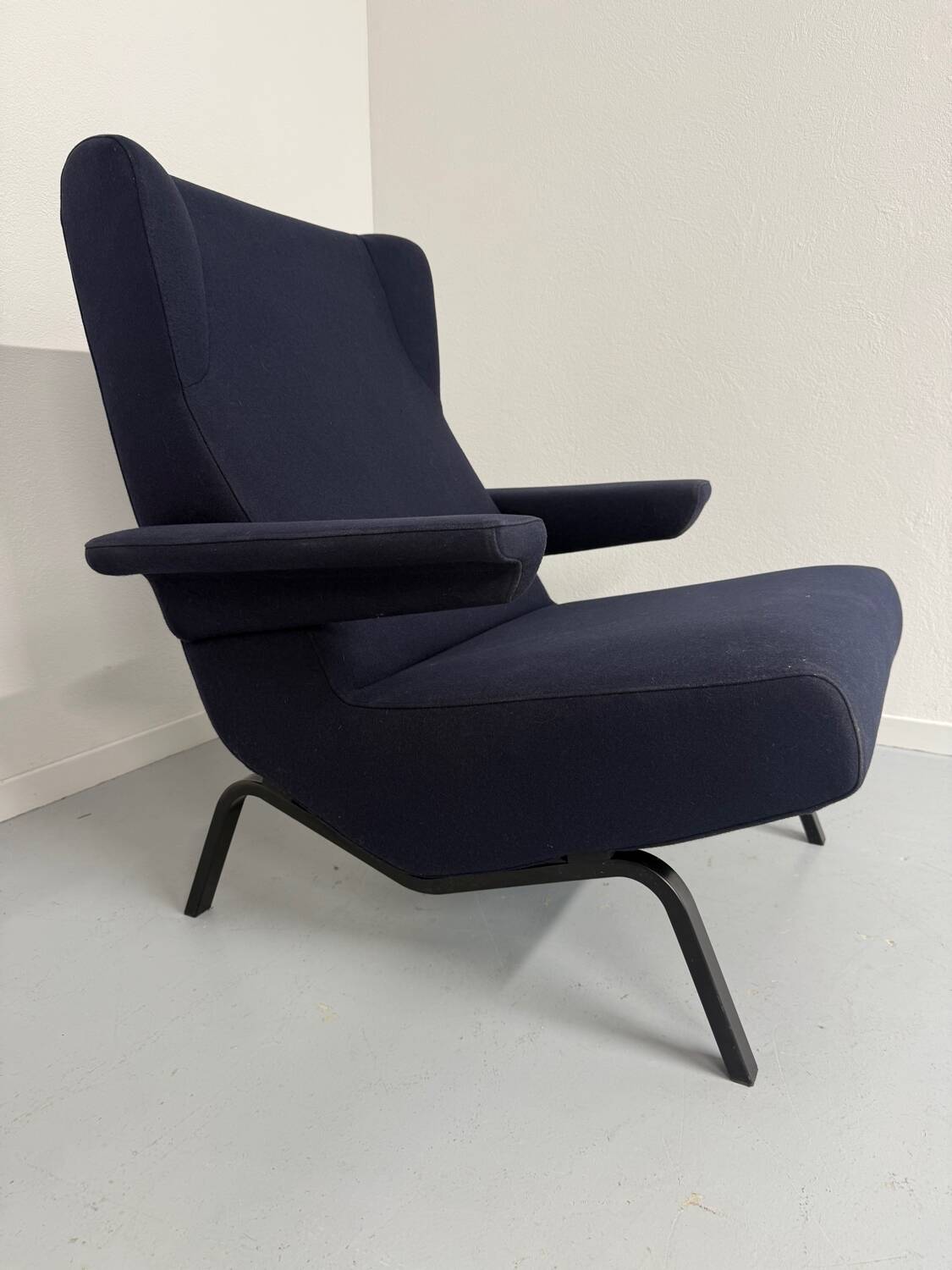 Archi Ligne Roset armchair, Pierre Paulin design, CM 195 HD, vintage blue