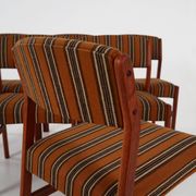 Set of six teak chairs, Danish design, 1970s, production: Denmark