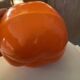 Orange tomato ice cube tray