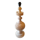 Alabaster lamp base