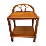 Night table, side table or end of rattan sofa