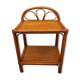 Night table, side table or end of rattan sofa