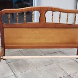 Louis XV style bed in cherry wood