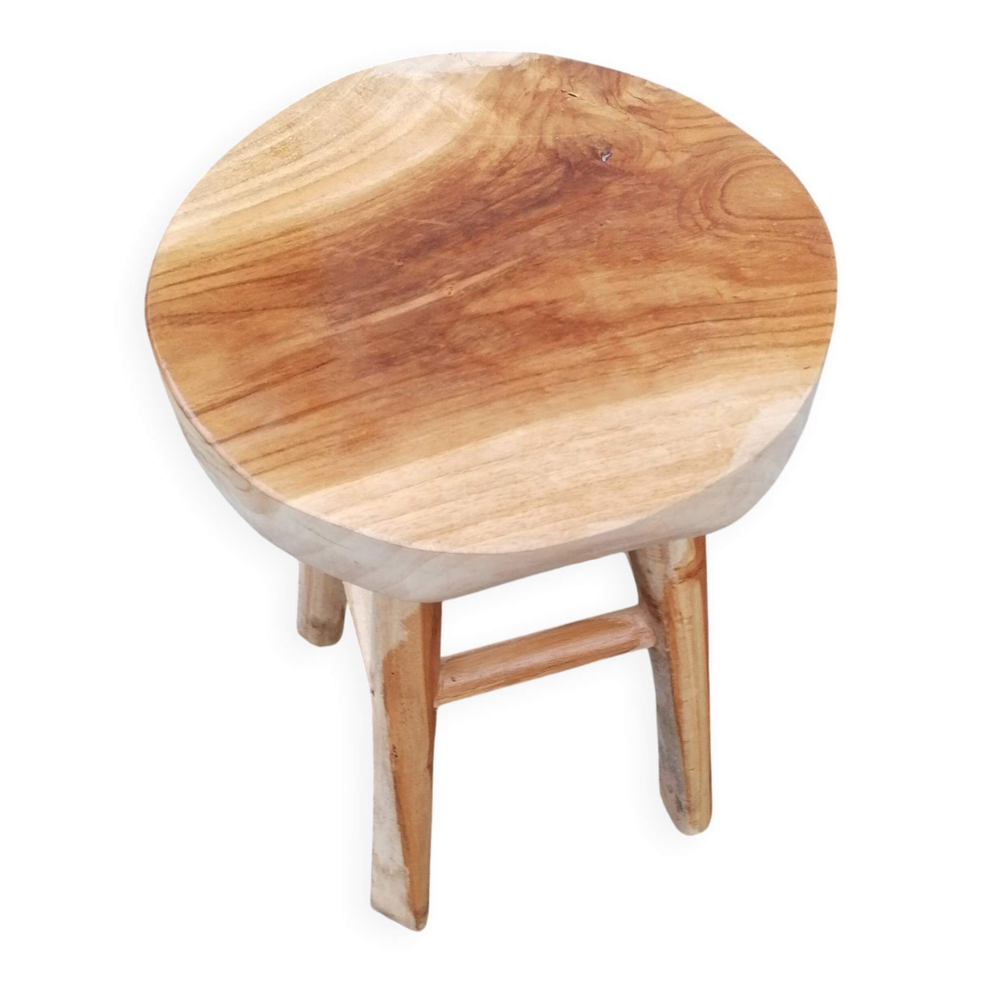 olive wood stool
