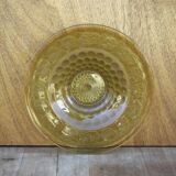 Art Deco molded glass bowl, fruit bowl, centerpiece