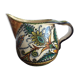 Pitcher Paul Fouillen Quimper faience floral decoration, French hand painted