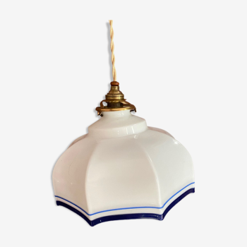 Vintage opaline lampshade pendant lamp