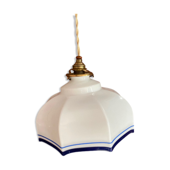 Vintage opaline lampshade pendant lamp