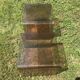 Pair of bedside tables in plexiglass smoked 70