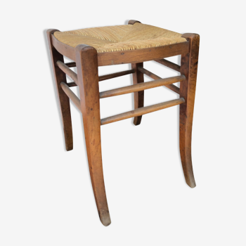 Tabouret boie et paille