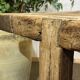 Console - raw oak carpenter's table from the 1930s