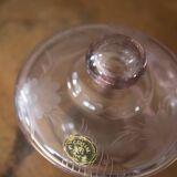 Purple candy cut Bohemian crystal