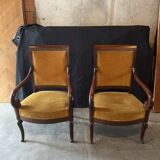 Pair of empire armchairs