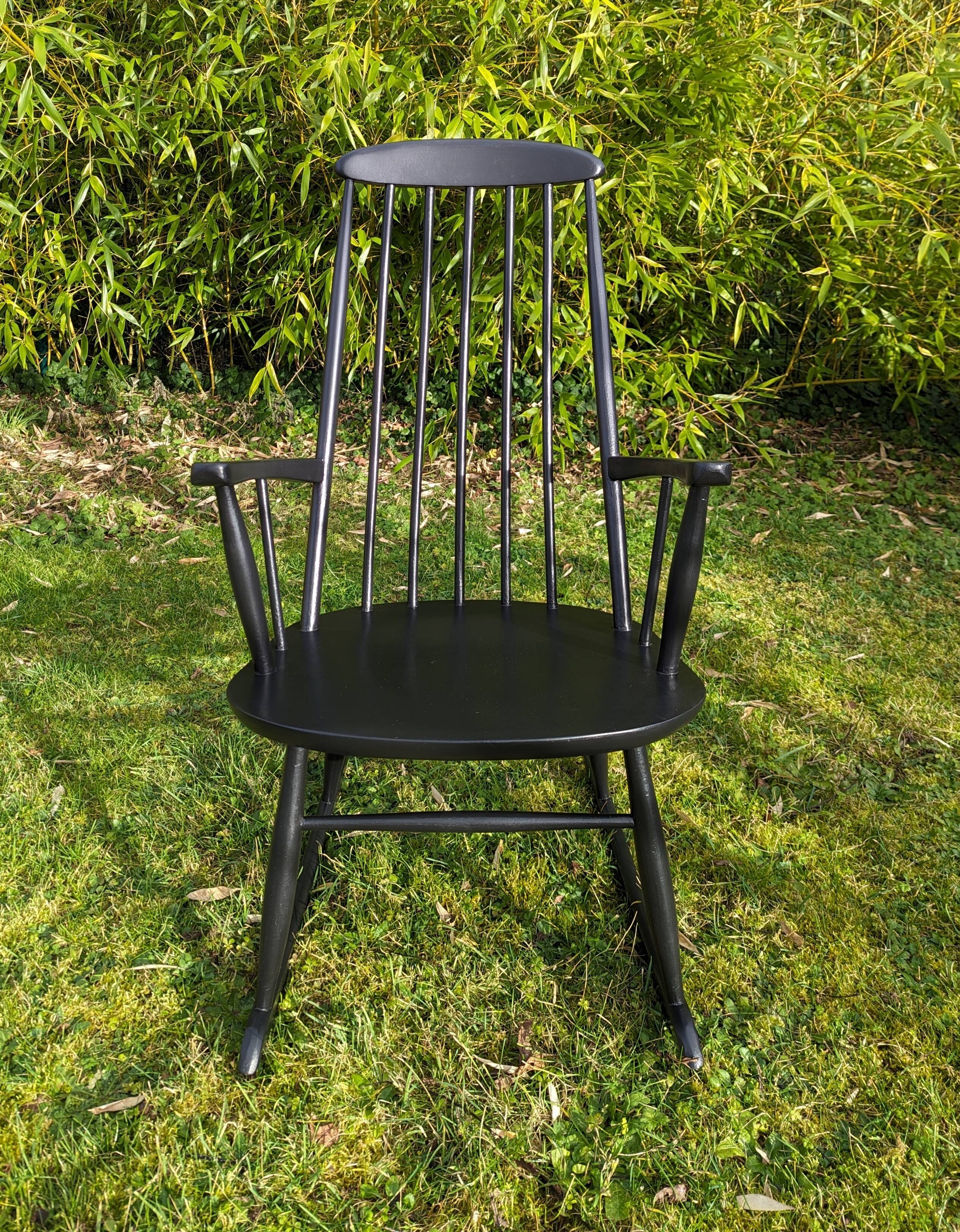 Rocking chair Scandinavian rocking chair vintage design 50 60