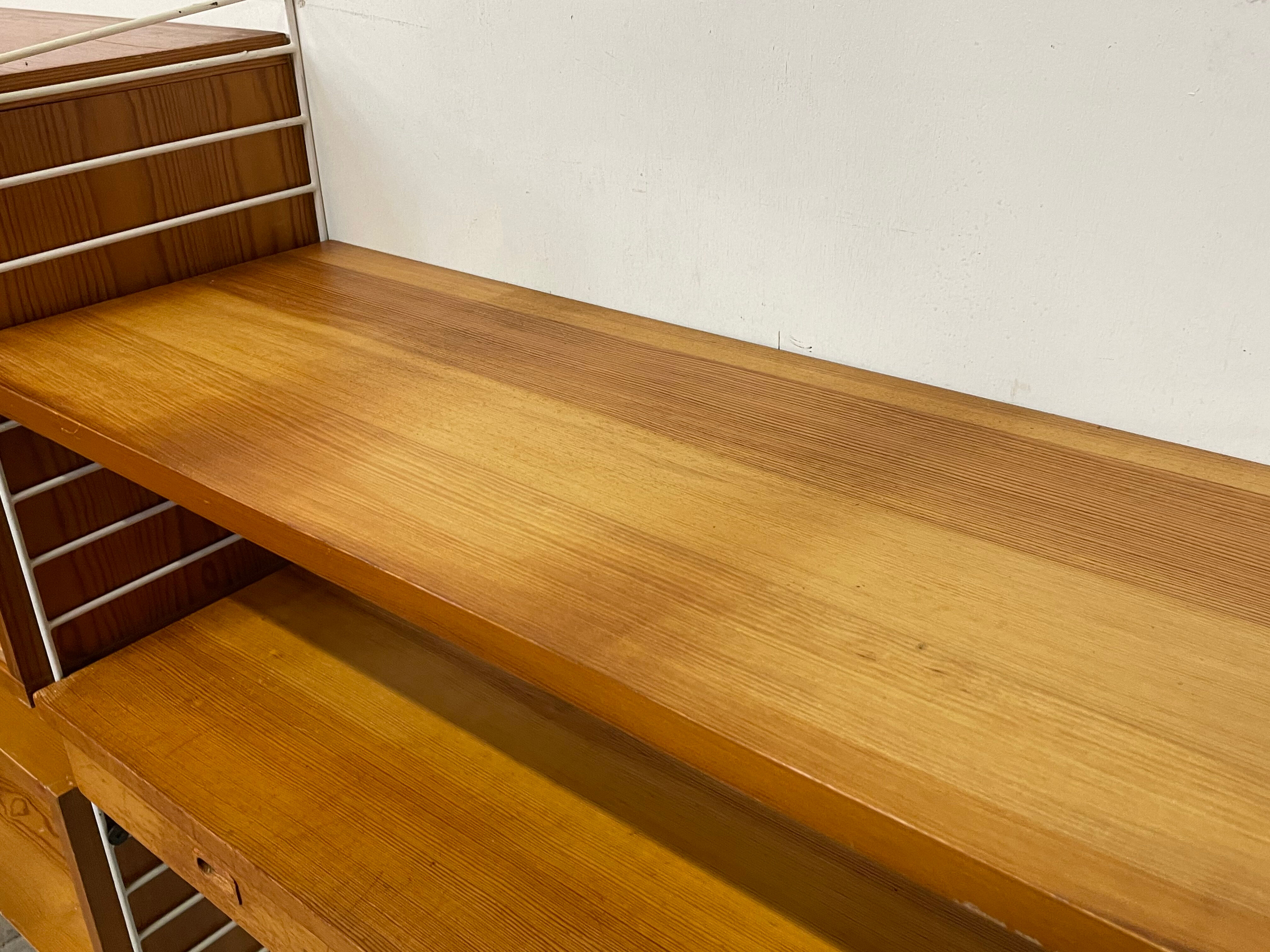 Mid Century Nisse Strinning string wall system 1960