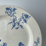 Assiette Boch Frères Keramis Pétunia