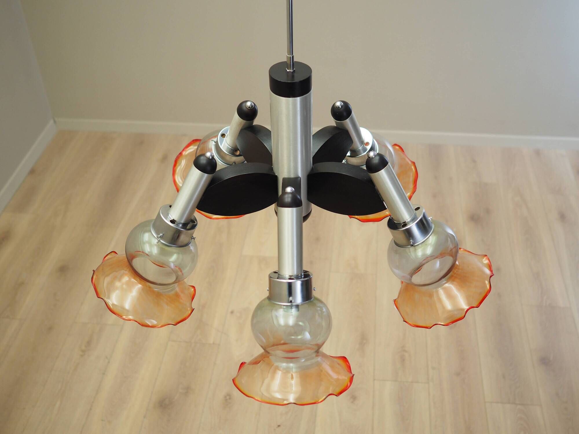 Chandelier, Italian design, 1970s, made in: Italy