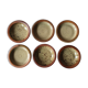 Six La Borne sandstone plates by Denis Avonts