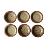 Six La Borne sandstone plates by Denis Avonts