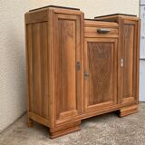 Parisian art deco buffet walnut brut massive 1920