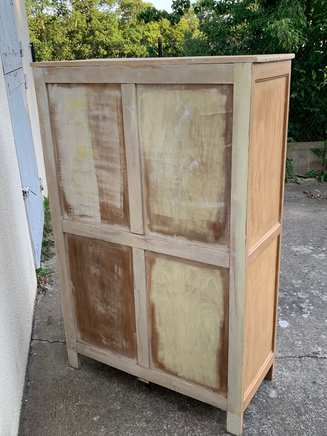 Buffet parisien bois brut 1940