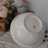 White salad bowl sarreguemines