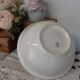 White salad bowl sarreguemines