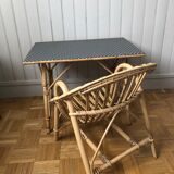 Rattan children's desk