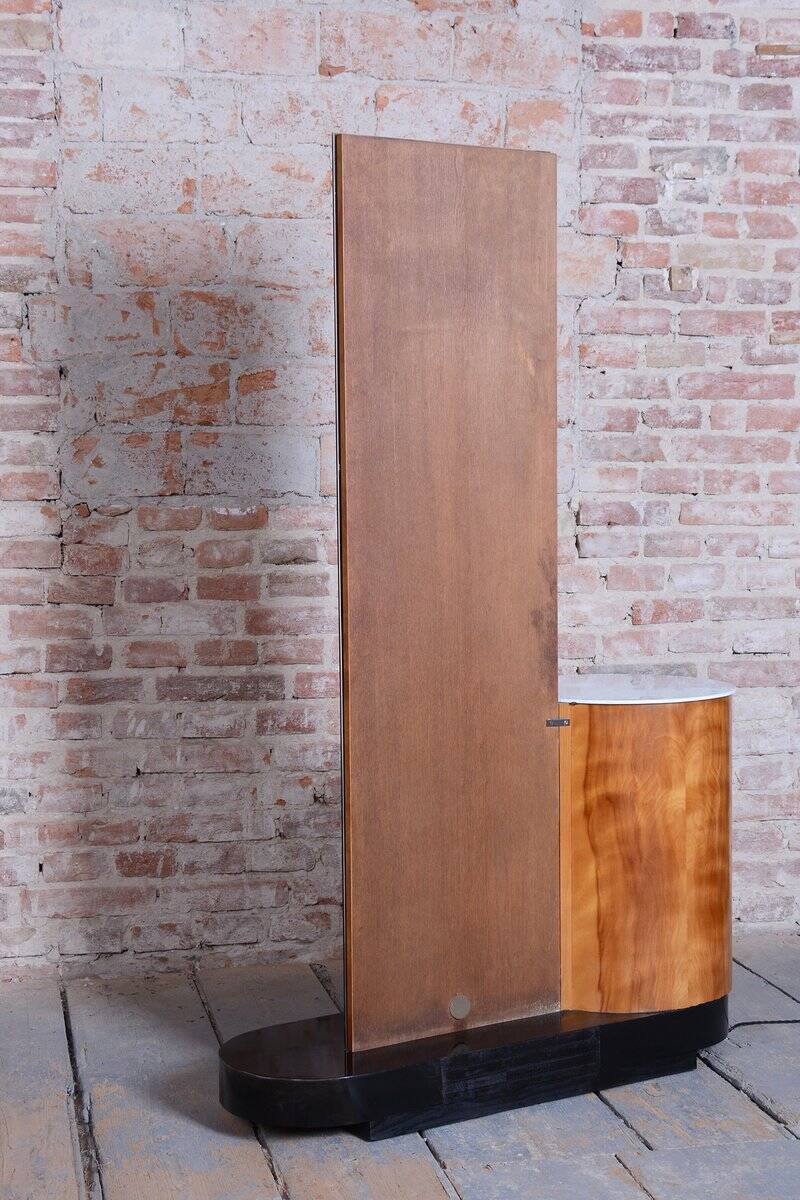 Art Deco Ash Dressing Mirror by J. Halabala for Up Zavody, Czech, 1930s