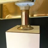 Lampe vintage laque et laiton
