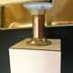 Lampe vintage laque et laiton