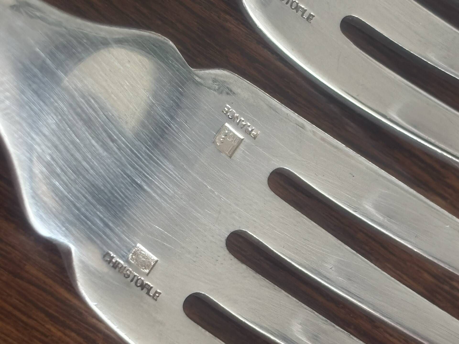 6 fish cutlery Christofle Talisman