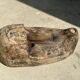 Large Timor mask in patinated wood H:50cm (2)