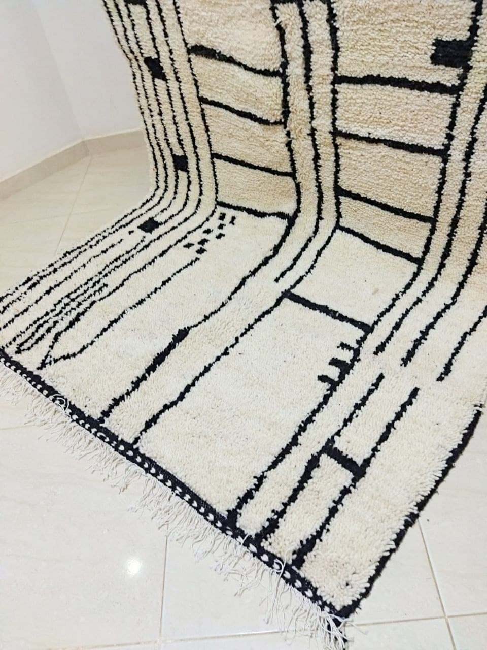 250x143cm Carpet Berbere Beni Ourain