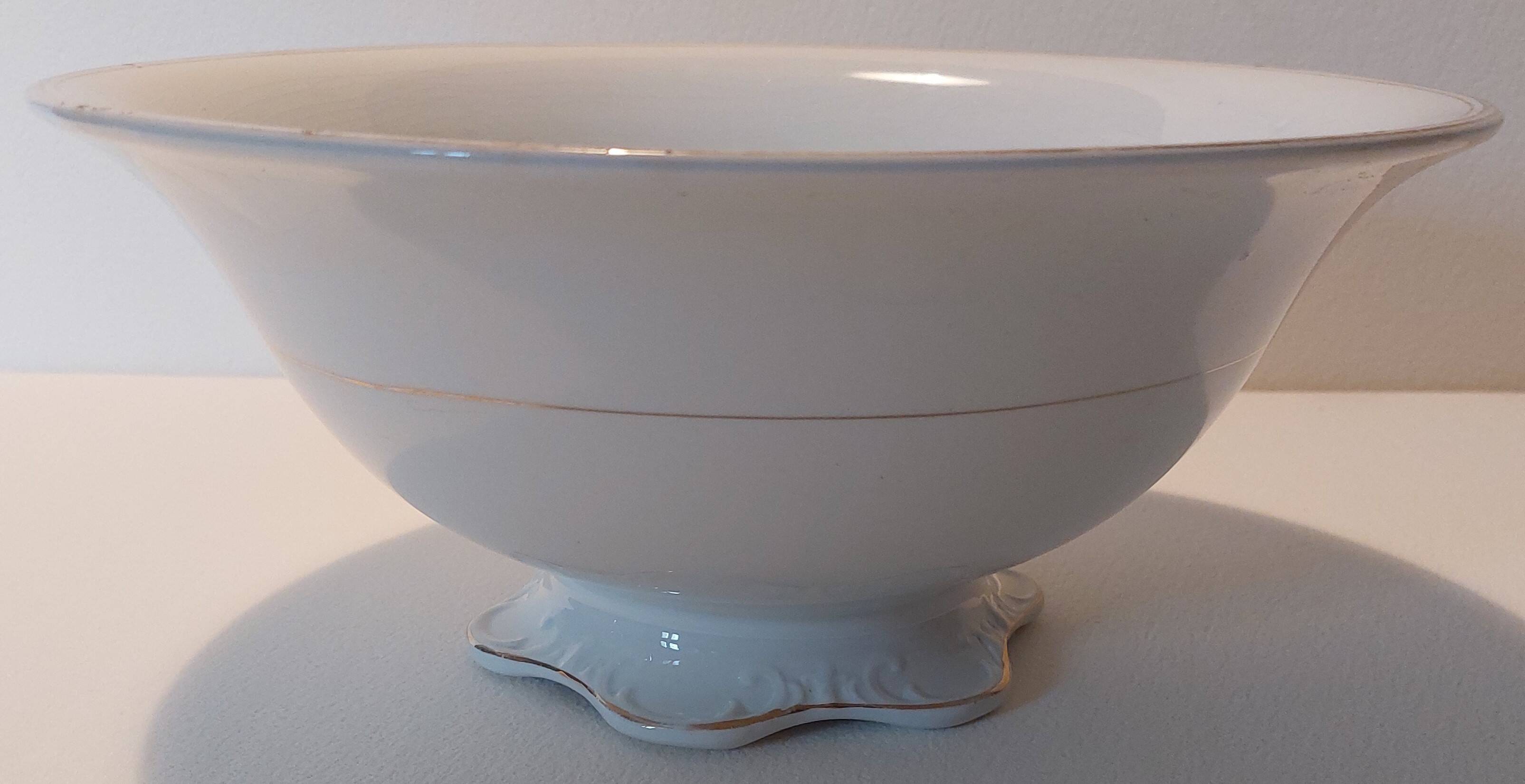 Earthenware salad bowl from onnaing nord