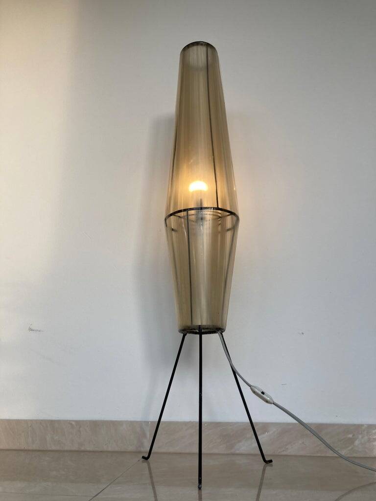 Midcentury Space Age Floor Lamp "Rocket", Czechoslovakia, 1960s