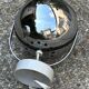 Pair of eye ball wall lights, space age, chrome, vintage, 70s