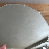 Vintage octagonal beveled mirrors