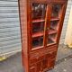 Attractive two-part Indochinese display cabinet. Mid-20th century