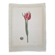 La Roche Laffitte (Born in 1943) - Watercolour drawing on silk - Tulip