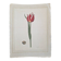 La Roche Laffitte (Born in 1943) - Watercolour drawing on silk - Tulip